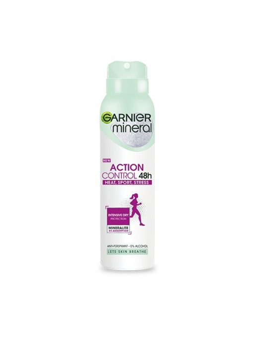 Deodorant Antiperspirant Spray pentru Femei Action Control 48h, Garnier 150 ml