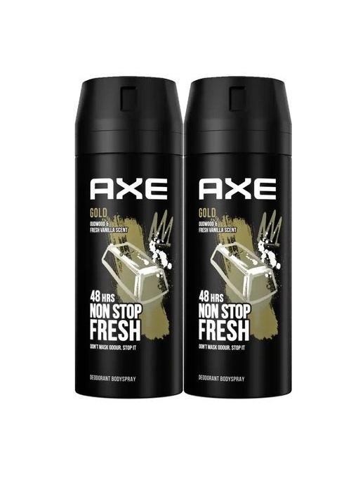 [Deodorant spray 48 hgold oud wood & dark vanilla 1+ 1, axe, 150 ml - 1001cosmetice.ro] [1]