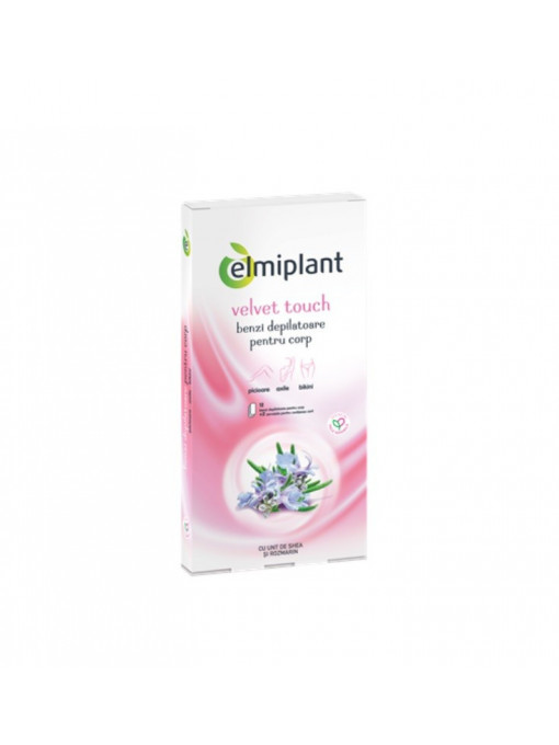 Depilare, elmiplant | Elmiplant velvet touch benzi depilatoare pentru corp | 1001cosmetice.ro