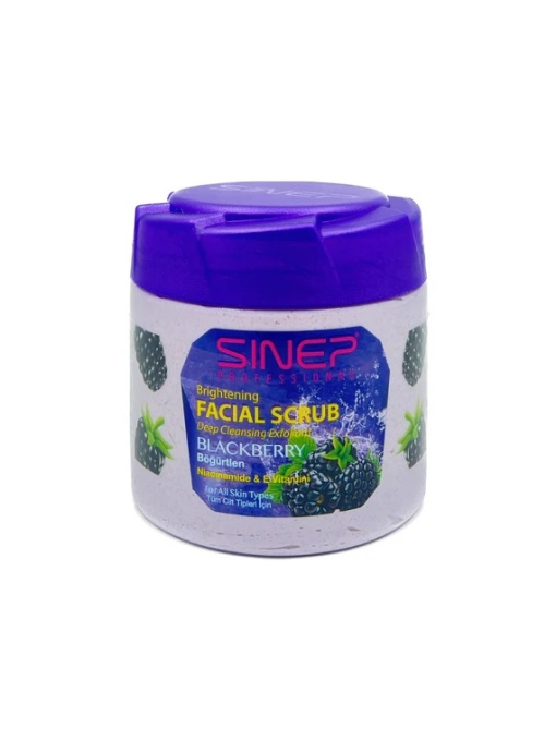 Sinep professional | Exfoliant (scrub) pentru fata si corp cu blackberry 400 ml sinep | 1001cosmetice.ro