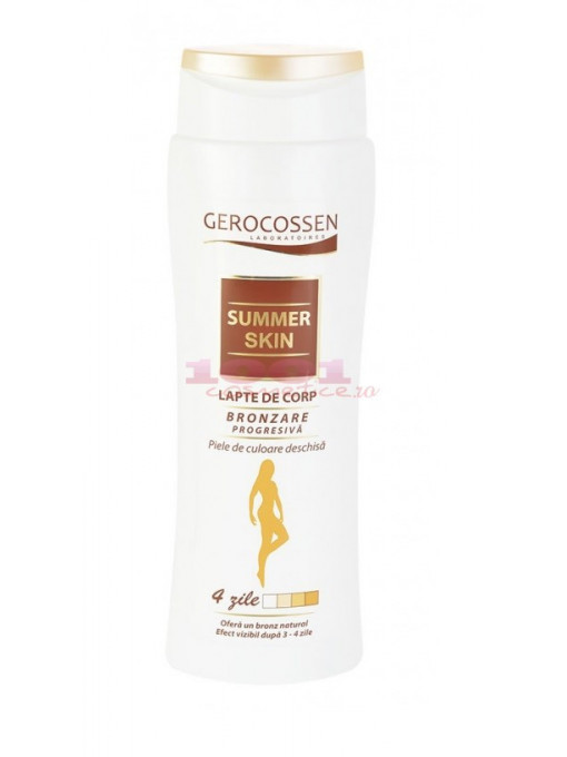 Gerocossen summer skin bronzare progresiva lapte de corp piele deschisa 1 - 1001cosmetice.ro