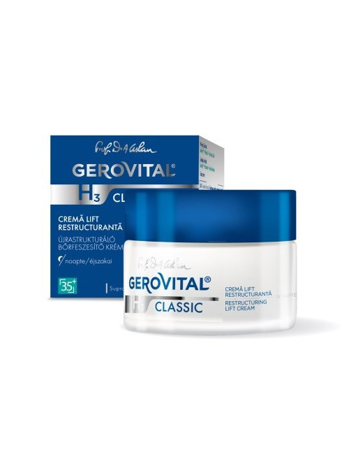 Ten | Gerovital h3 classic crema lift restructuranta de noapte | 1001cosmetice.ro