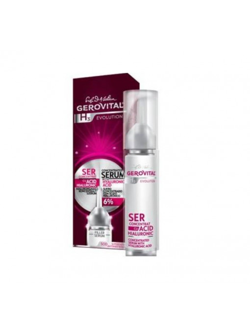 Ten, gerovital | Gerovital h3 evolution ser concentrat cu acid hialuronic | 1001cosmetice.ro