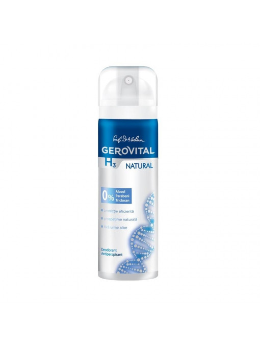 Gerovital | Gerovital plant 0% alcool si pudra de origine naturala deodorant antiperspirant | 1001cosmetice.ro