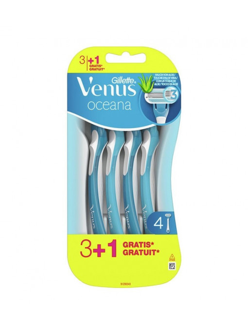 Gel de ras &amp; aparate, tip: aparat | Gillette venus oceana aparat de ras set 3+1 | 1001cosmetice.ro