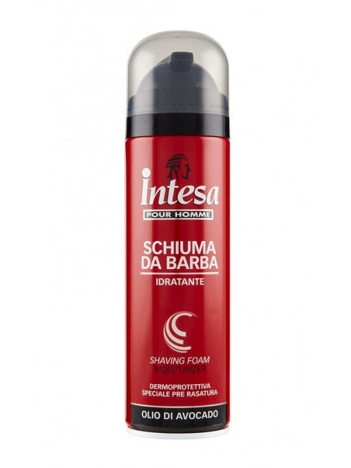 Intesa | Intesa pour homme shaving foam moisturizer spuma de ras avocado oil | 1001cosmetice.ro