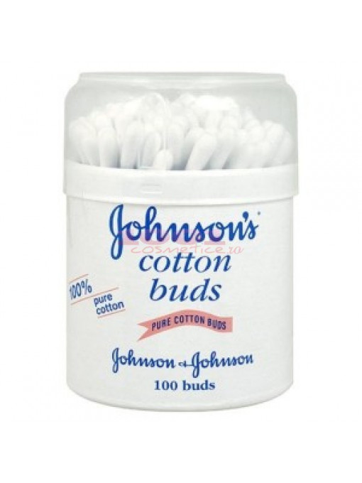Johnson cotton buds betisoare pentru urechi 100 bucati 1 - 1001cosmetice.ro
