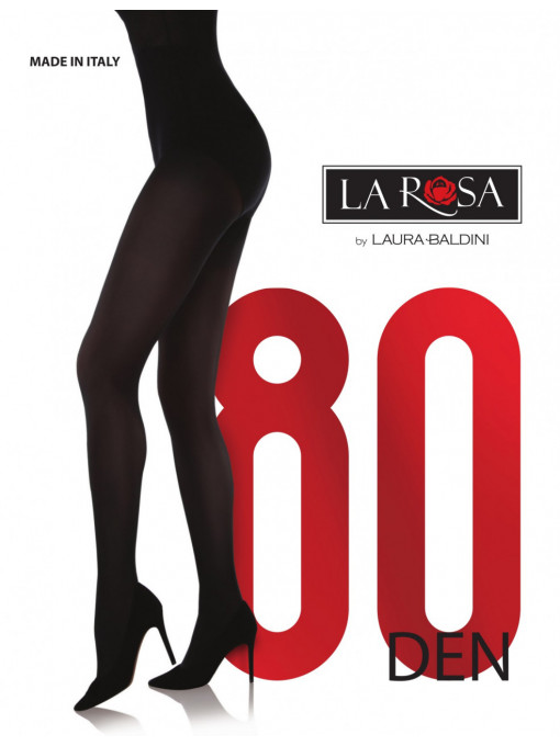 Laura baldini | Laura baldini colectia la rosa margherita 80 den culoare negru | 1001cosmetice.ro