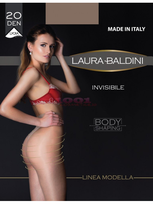 LAURA BALDINI COLECTIA LINEA MODELLA INVISIBLE BODY SHAPING 20 DEN CULOAREA PICIORULUI