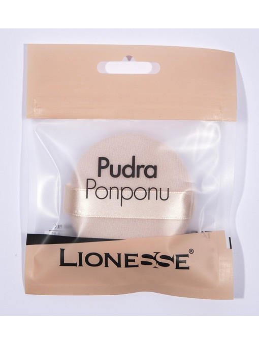 Lionesse | Lionesse ponpon burete aplicare pudra cr-01 | 1001cosmetice.ro