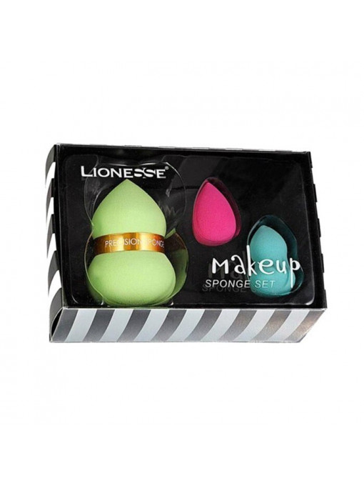 Promotii | Lionesse set 3 buretei multifunctionali pentru makeup 229 | 1001cosmetice.ro