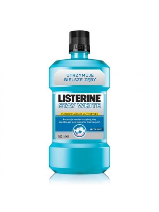 Listerine | Listerine stay white apa de gura | 1001cosmetice.ro