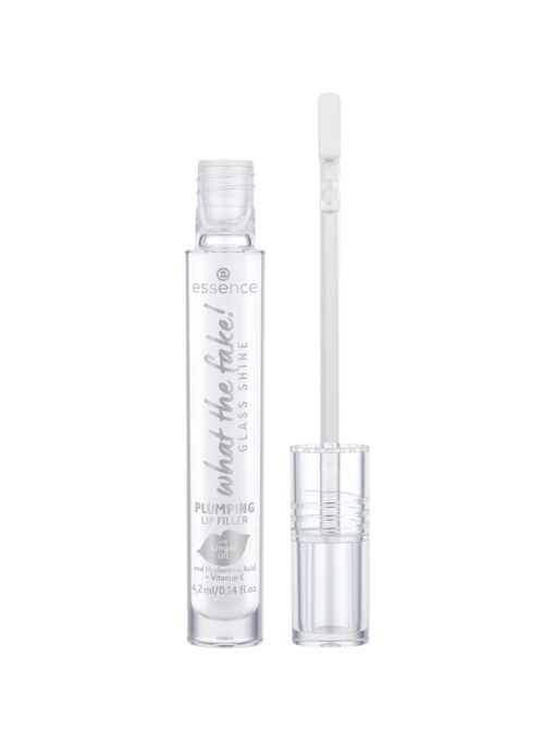 Promotii | Luciu de buze what the fake! glass shine plumping lip filler 01 oh so glassy essence, 4.2 ml | 1001cosmetice.ro