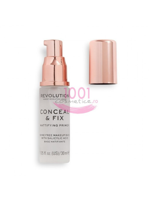 Makeup revolution baza de machiaj conceal & fix primer cu acid salicilic 1 - 1001cosmetice.ro
