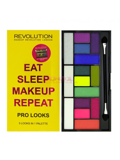 Makeup revolution london pro looks palette eat sleep makeup repeat 1 - 1001cosmetice.ro