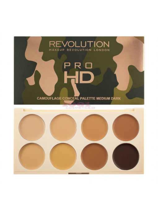 Makeup revolution pro hd camouflage conceal palette medium dark 1 - 1001cosmetice.ro