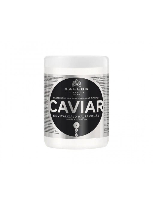 Tratament &amp; masti | Masca de par caviar pentru regenerare kallos, 1000 ml | 1001cosmetice.ro