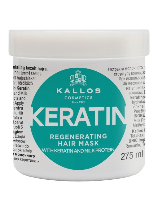 [Masca pentru par uscat, fragil keratin kallos, 275 ml - 1001cosmetice.ro] [1]