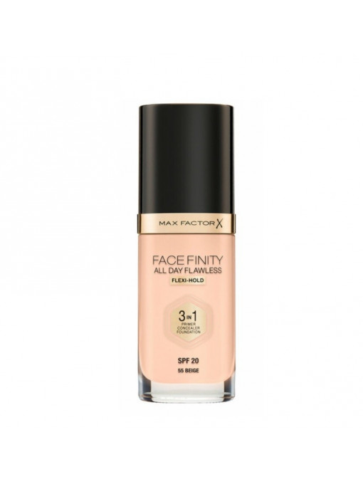 Make-up, max factor | Max factor facefinity all day flawless fond de ten beige 55 | 1001cosmetice.ro