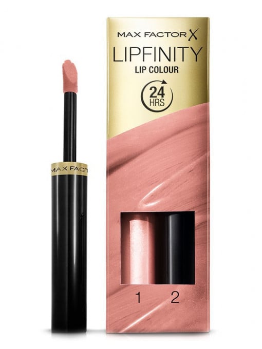 Make-up, max factor | Max factor lipfinity lip colour ruj de buze rezistent 24h endlessly mermerising 210 | 1001cosmetice.ro