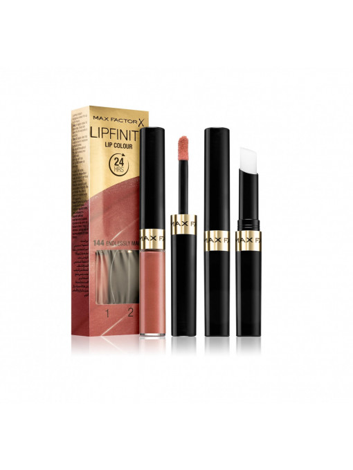 Make-up, max factor | Max factor lipfinity lip colour ruj de buze rezistent la transfer endlessly magic 144 | 1001cosmetice.ro
