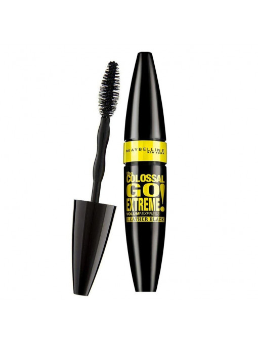 Maybelline the colossal go extreme leather black 1 - 1001cosmetice.ro