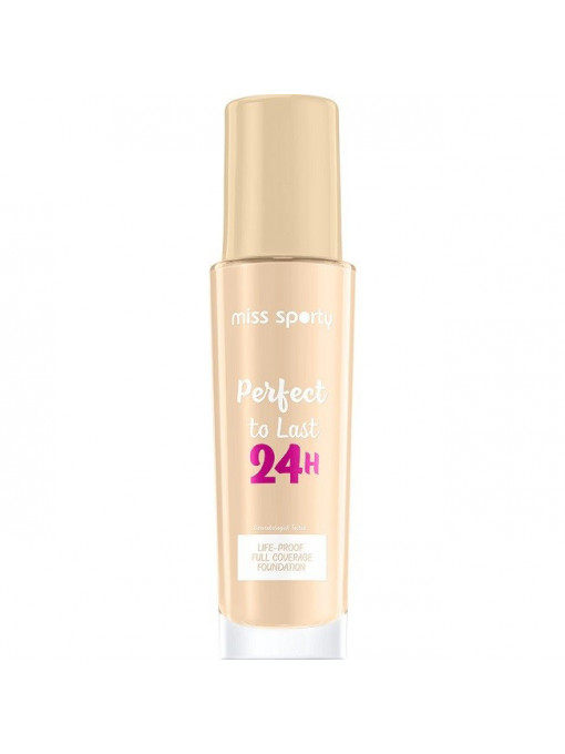 Miss sporty perfect to last 24h fond de ten 101 golden ivory 1 - 1001cosmetice.ro