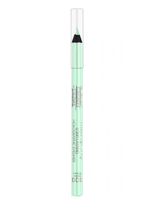 Dermatograf/creion de ochi | Miss sporty wonder black and white creion de ochi 300 holo green | 1001cosmetice.ro
