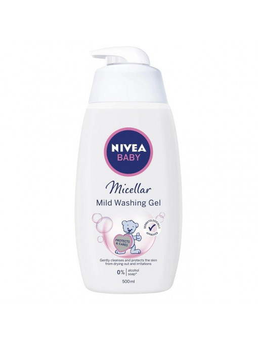 Copii, nivea | Nivea baby micellar mild washing gel de curatare pentru bebelusi | 1001cosmetice.ro