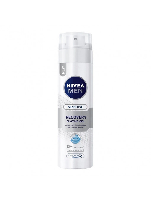 Gel de ras &amp; aparate | Nivea sensitive recovery gel de ras | 1001cosmetice.ro