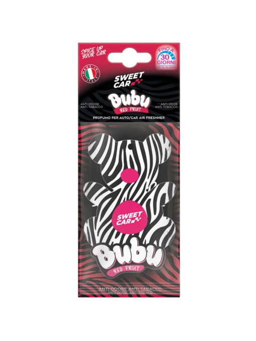 Produse cosmetice online - 1001cosmetice.ro | Odorizant auto bubu red flower sweet car, 5.5g | 1001cosmetice.ro