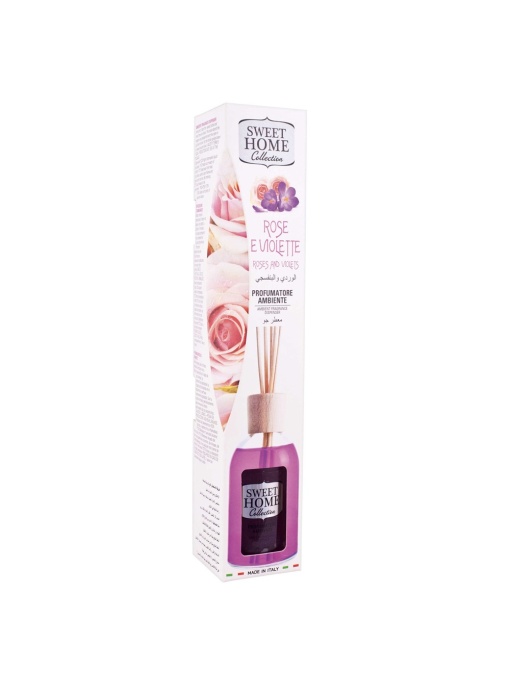 Odorizante camera | Odorizant betisoare pentru camera miros de trandafir si violete, sweet home, 100 ml | 1001cosmetice.ro