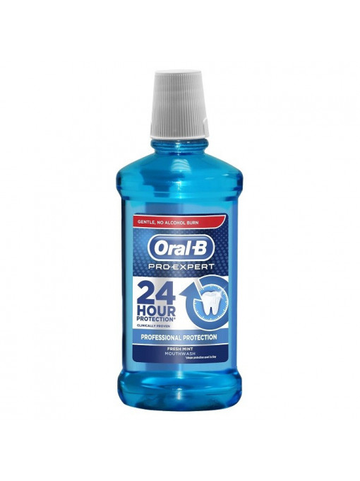 Igiena orala, oral-b | Oral b pro expert apa de gura fresh mint | 1001cosmetice.ro