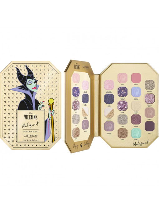 Promotii | Paleta de farduri 18 nuante, disney villains maleficent 010 catrice | 1001cosmetice.ro