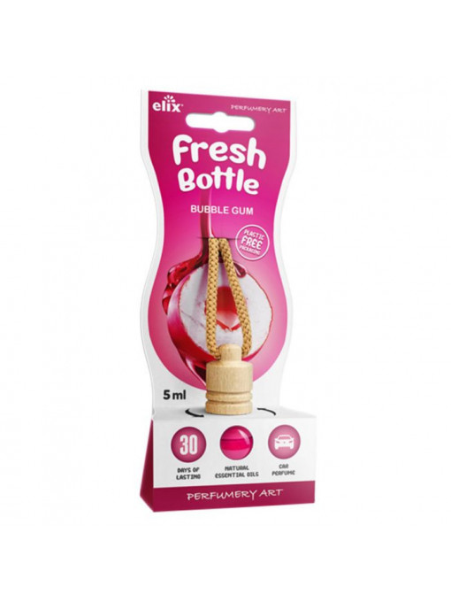 Elix | Parfum auto fresh bottle bubble gum elix 5 ml | 1001cosmetice.ro