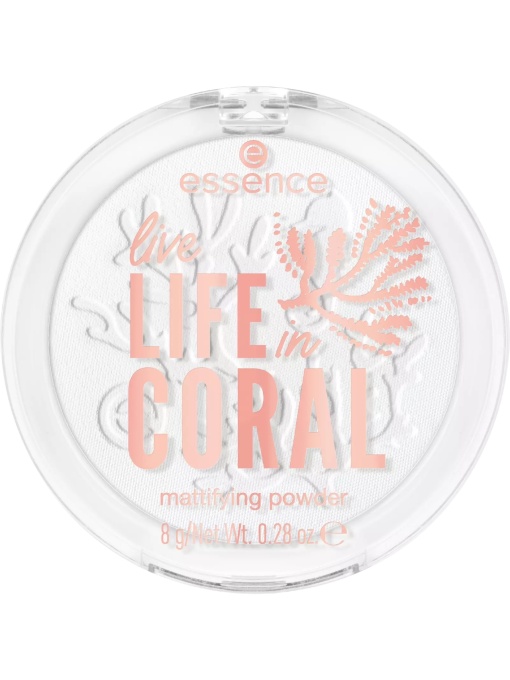Make-up | Pudra matifianta life in coral essence, 8 g | 1001cosmetice.ro