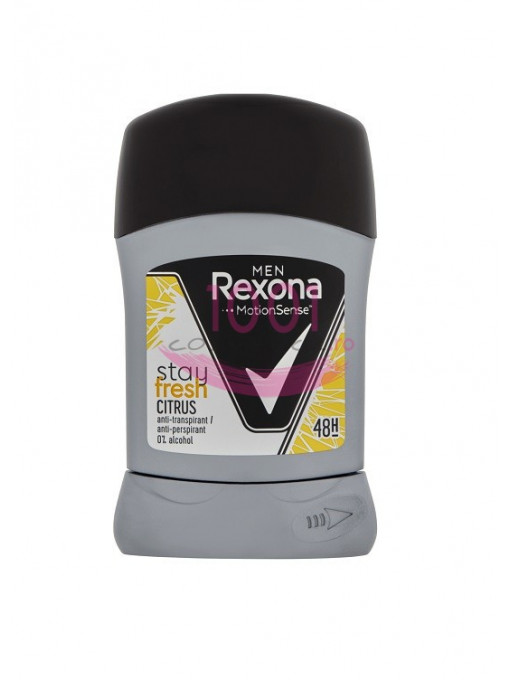 Spray &amp; stick barbati, rexona | Rexona men motionsense stay fresh citrus antiperspirant stick | 1001cosmetice.ro