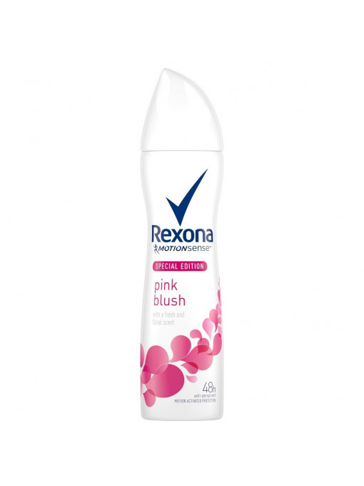 Rexona motionsense pink blush antiperspirant spray women 1 - 1001cosmetice.ro