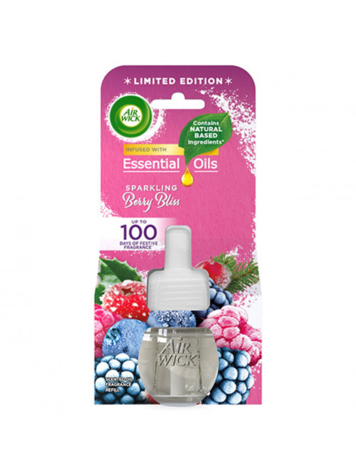 Rezerva odorizant electric de camera, Sparkling Berry Bliss Air Wick, 19 ml