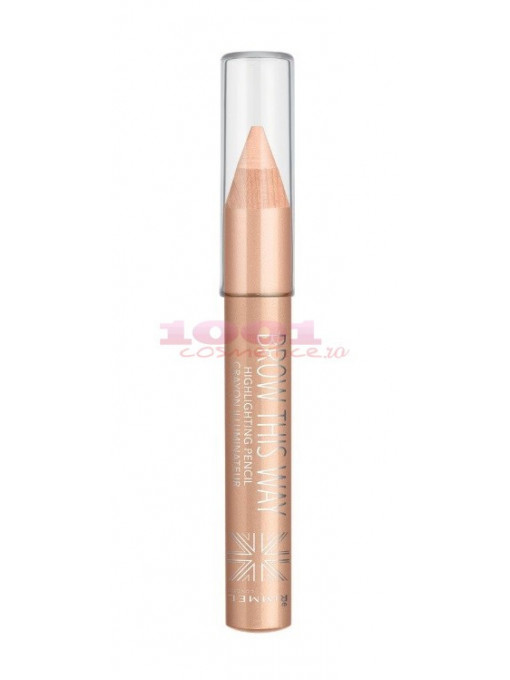 Rimmel london brow this way highlighting pencil 002 shimmer 1 - 1001cosmetice.ro