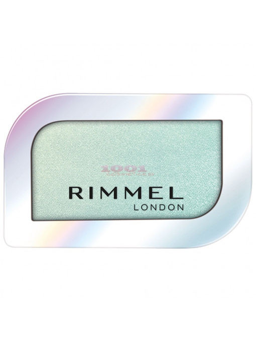 Rimmel london holographic eye shadow & face highlighter minted meteor 022 1 - 1001cosmetice.ro