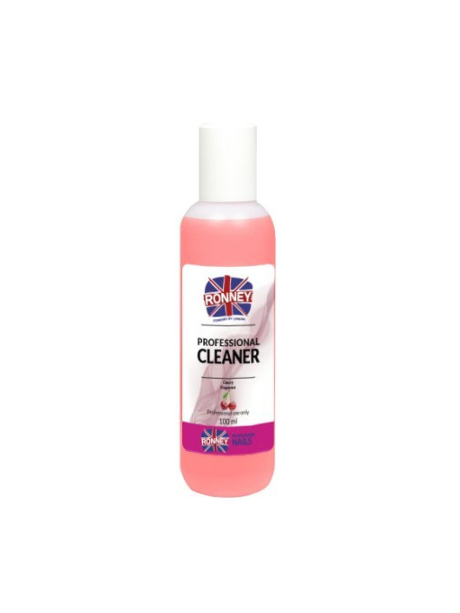 Dizolvant, ronney | Ronney professional nail cleaner cherry 100 ml | 1001cosmetice.ro