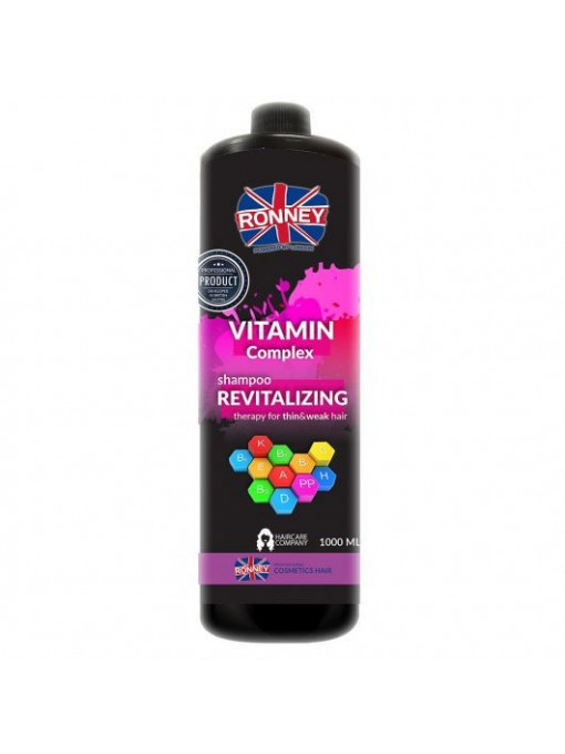 RONNEY PROFESSIONAL VITAMIN COMPLEX SAMPON REVITALIZANT PENTRU PAR SUBTIRE SI FRAGIL