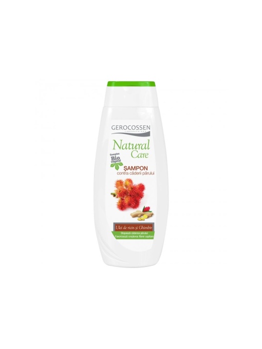 [Sampon contra caderii parului cu ulei de ricin si ghimbir natural care gerocossen, 400 ml - 1001cosmetice.ro] [1]