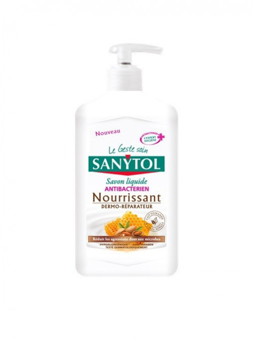 Ingrijire corp, sanytol | Sanytol sapun antibacterian nutritiv pentru maini | 1001cosmetice.ro