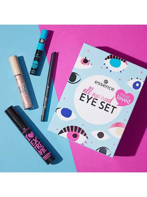 All Eye Need Essence: Kit Complet de Machiaj Ochi - 4 Piese Esențiale