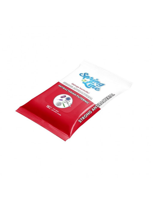 Pardoseli | Spring line servetele antibacteriene de buzunar pachet 15 bucati | 1001cosmetice.ro