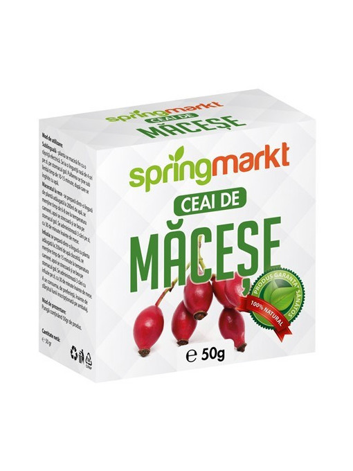 Suplimente &amp; produse bio | Springmarkt ceai macese fructe intregi | 1001cosmetice.ro