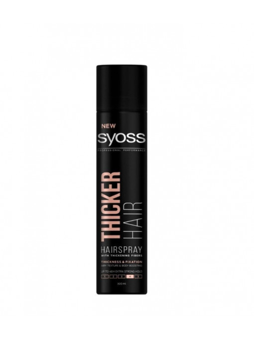 Fixativ &amp; spuma, syoss | Syoss thicker hair fixativ pentru par putere 4 | 1001cosmetice.ro
