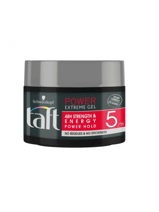 Taft power extreme 48h strenght & energy hold gel de par 1 - 1001cosmetice.ro